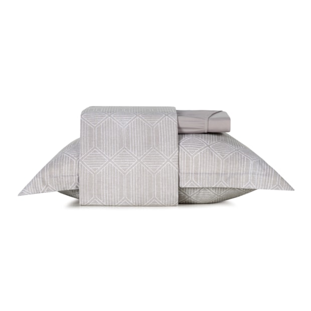 Jogo de Cama Solteiro Altenburg Reflexo Toque Acetinado (3 Peças)
