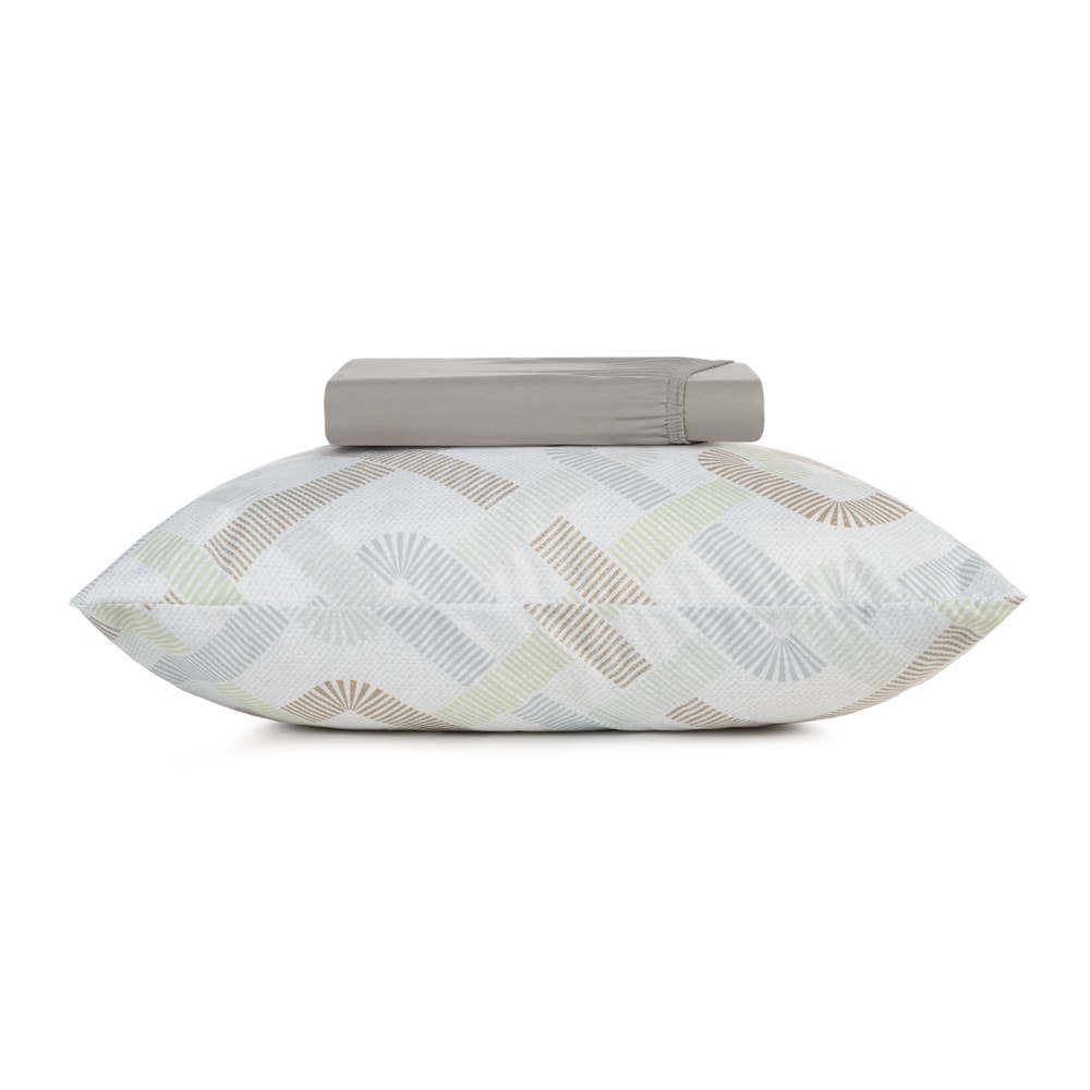 Jogo de Cama Solteiro Altenburg Vichy Toque Acetinado (2 Peças)