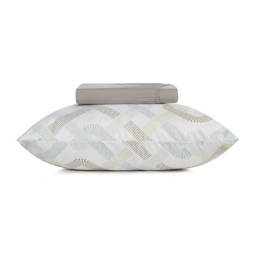 Jogo de Cama Solteiro Altenburg Vichy Toque Acetinado (2 Peças)