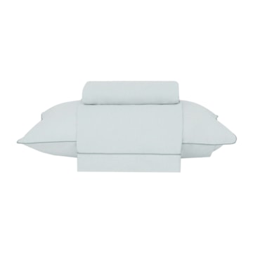 Jogo de Cama Solteiro Buddemeyer Basic Percalle 100% Algodão Penteado 180 Fios (3 Peças)