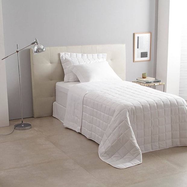 Jogo de Cama Solteiro Buddemeyer Damask Stripes 100% Algodão Fio Penteado Cetim 300 Fios (3 Peças)