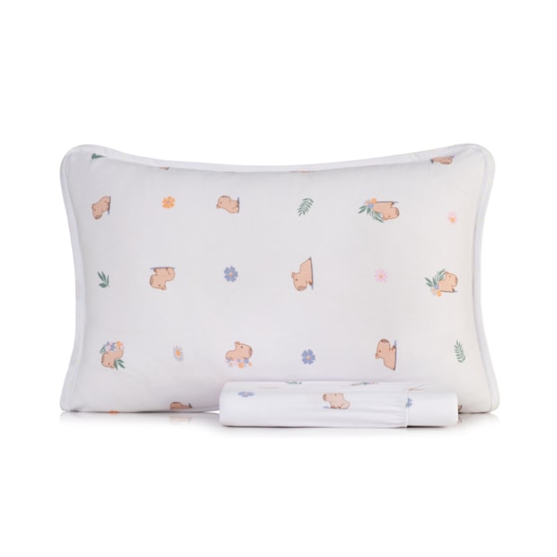 Jogo de Cama Solteiro Infantil Altenburg Capi Malha Fio Penteado 100% Algodão (2 Peças)