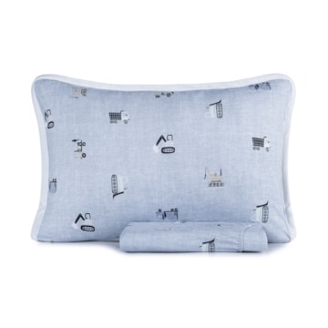 Jogo de Cama Solteiro Infantil Altenburg Mini Obra Malha Fio Penteado 100% Algodão (2 Peças)