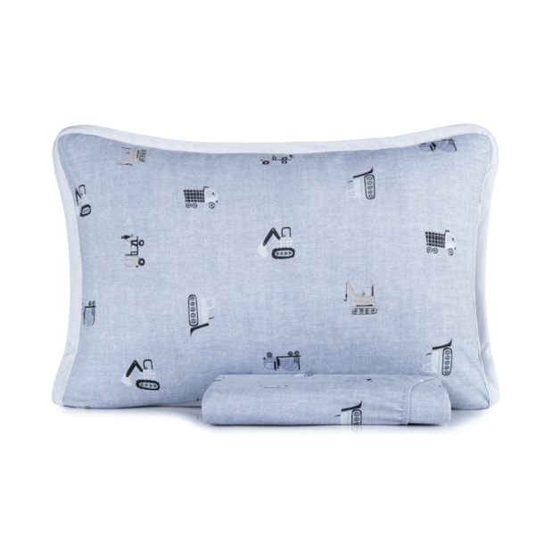 Jogo de Cama Solteiro Infantil Altenburg Mini Obra Malha Fio Penteado 100% Algodão (2 Peças)