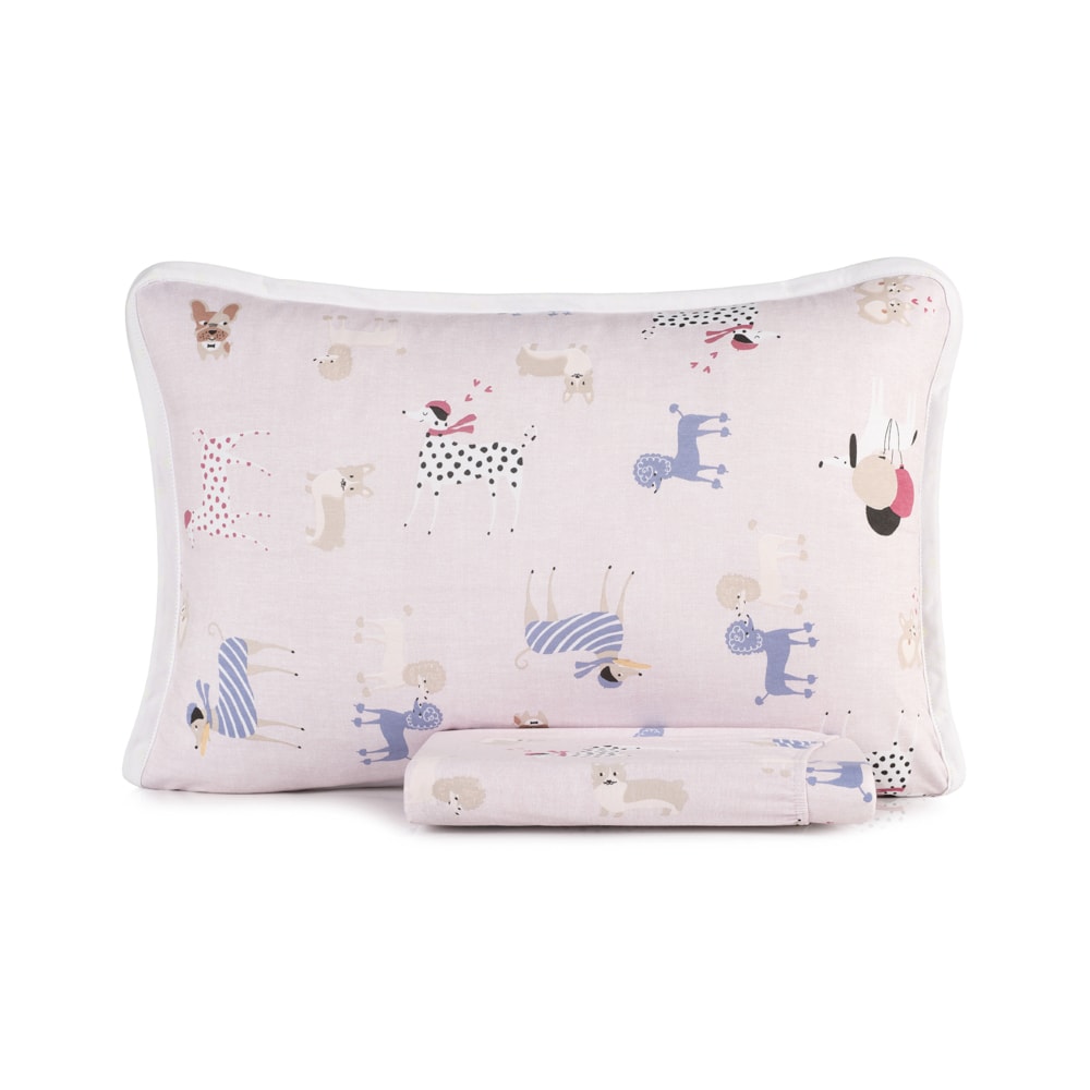 Jogo de Cama Solteiro Infantil Altenburg Pet Chic Malha Fio Penteado 100% Algodão (2 Peças)