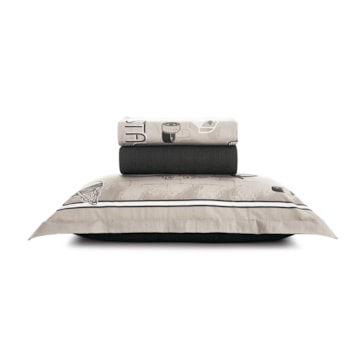 Jogo de Cama Solteiro Infantil Karsten Skate 100% Algodão Percal 200 Fios (3 Peças)