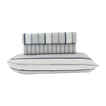 Jogo de Cama Solteiro Kacyumara Casa K New Innovi Livery 100% Algodão Percal 180 Fios (3 Peças)