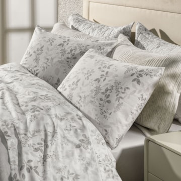 Jogo de Cama Solteiro Karsten Acácia 100% Algodão 160 Fios (3 Peças)