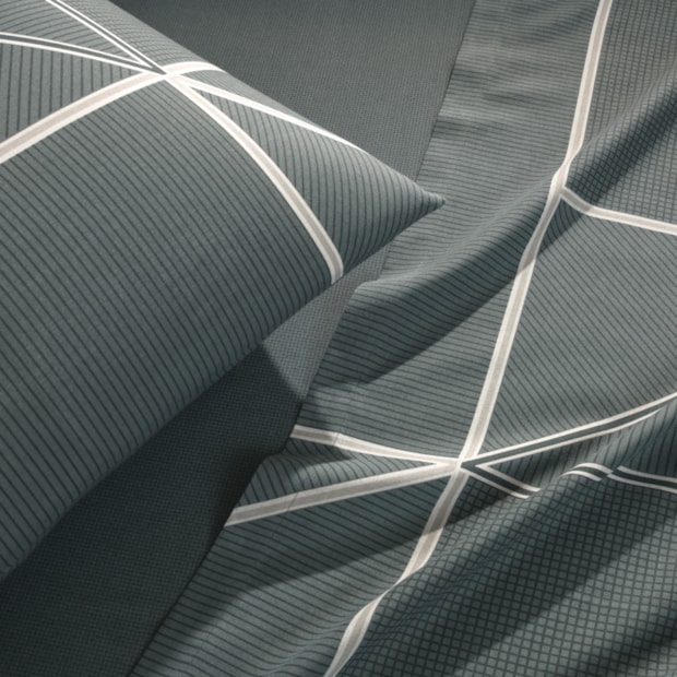 Jogo de Cama Solteiro Karsten Arthur 100% Algodão 160 Fios (3 Peças)