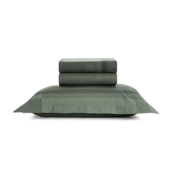 Jogo de Cama Solteiro Karsten Ícaro 100% Algodão Fio Penteado Percal 200 Fios (3 Peças)