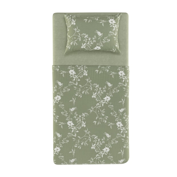 Jogo de Cama Solteiro Karsten Marcella 100% Algodão 160 Fios (3 Peças)