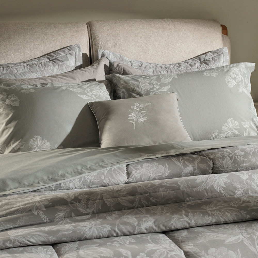 Jogo de Cama Solteiro Karsten Morgan 100% Algodão Fio Penteado Percal 200 Fios (3 Peças)