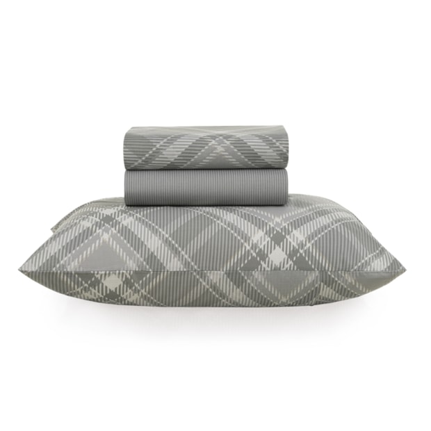 Jogo de Cama Solteiro Karsten Saulo 100% Algodão 160 Fios (3 Peças)