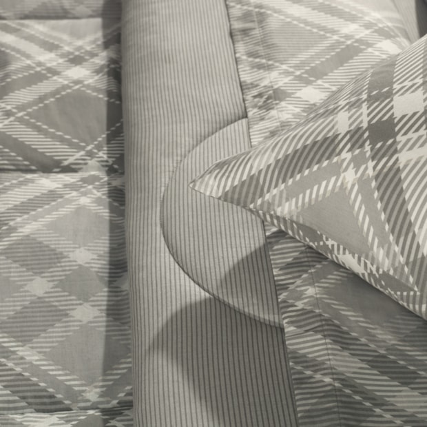 Jogo de Cama Solteiro Karsten Saulo 100% Algodão 160 Fios (3 Peças)