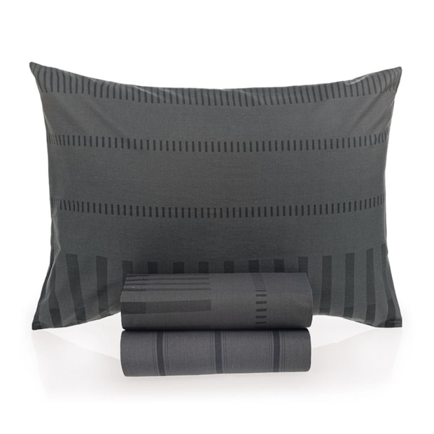 Jogo de Cama Solteiro Karsten Tales 100% Algodão 160 Fios (3 Peças)