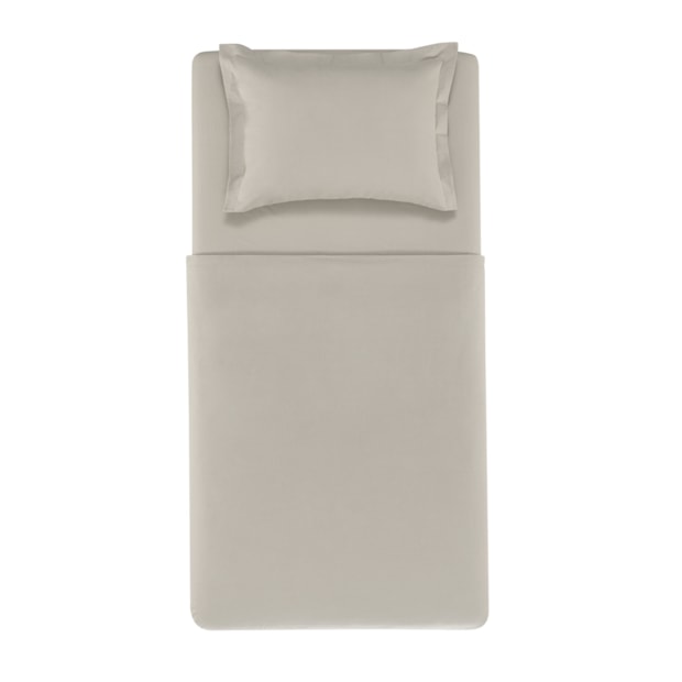 Jogo de Cama Solteiro Karsten Tom 100% Algodão Fio Penteado Percal 200 Fios (3 Peças)