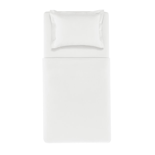 Jogo de Cama Solteiro Karsten Tom 100% Algodão Fio Penteado Percal 200 Fios (3 Peças)