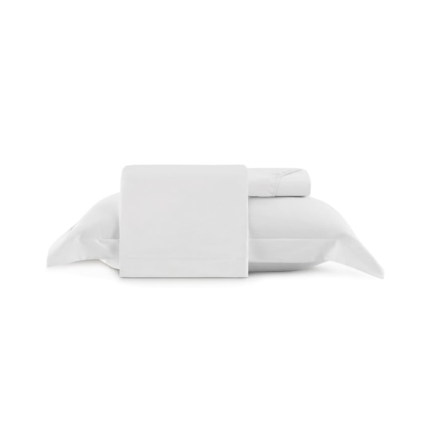 Jogo de Cama Solteiro King Altenburg Lux Liso 100% Algodão Percal 200 Fios (3 Peças)