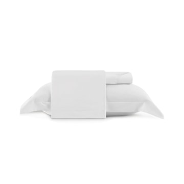 Jogo de Cama Solteiro King Altenburg Lux Liso 100% Algodão Percal 200 Fios (3 Peças)