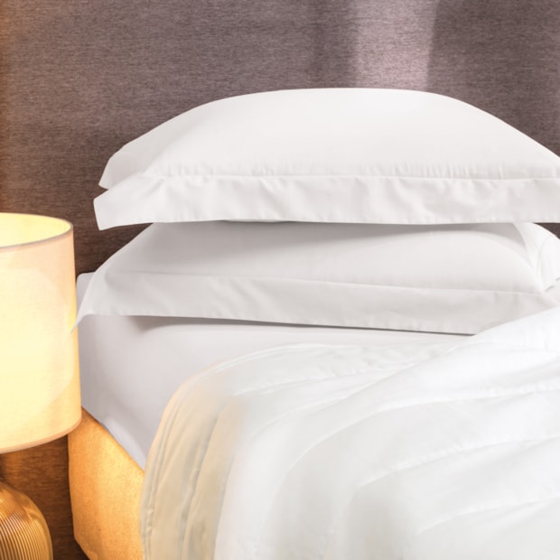 Jogo de Cama Solteiro King Altenburg Lux Liso 100% Algodão Percal 200 Fios (3 Peças)