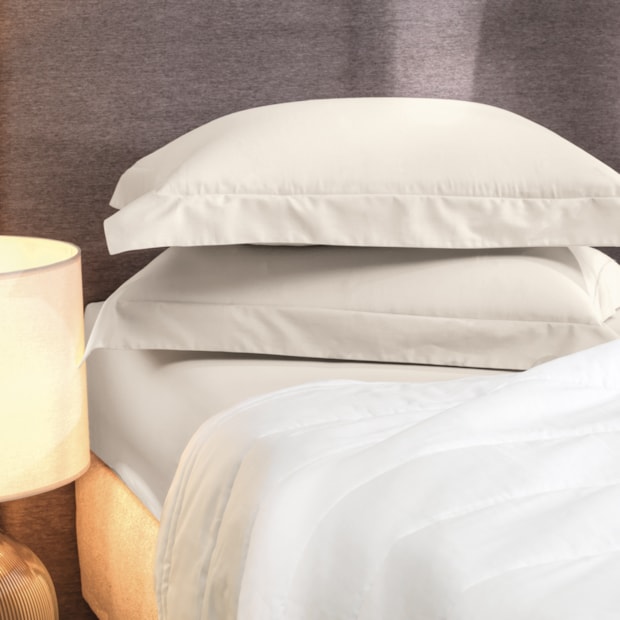 Jogo de Cama Solteiro King Altenburg Lux Liso 100% Algodão Percal 200 Fios (3 Peças)