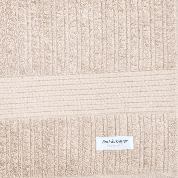 Jogo de Toalha Banhão Buddemeyer Fio Penteado Canelado 100% Algodão (5 peças)