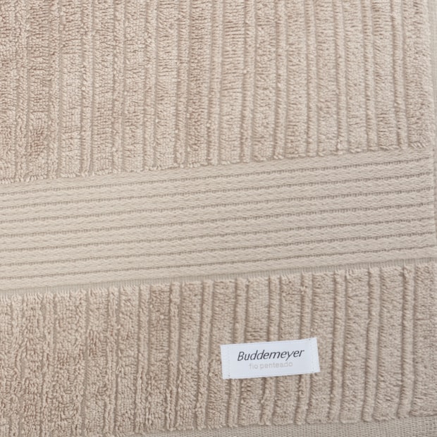 Jogo de Toalha Banhão Buddemeyer Fio Penteado Canelado 100% Algodão (5 peças)