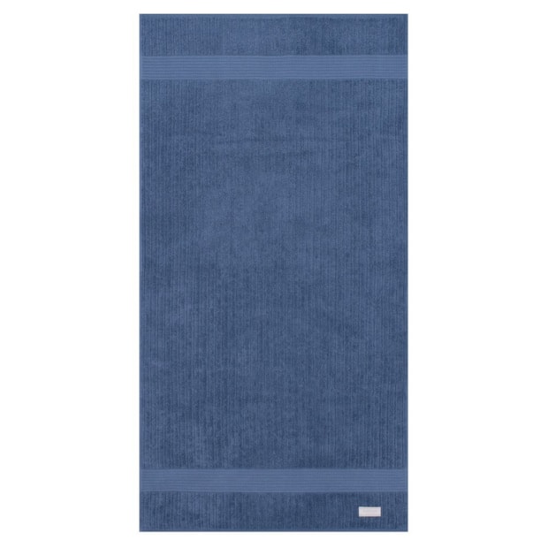 Jogo de Toalha Banhão + Rosto Buddemeyer Canelado Fio Penteado 100% Algodão (2 Peças) - Gramatura: 480 g/m²