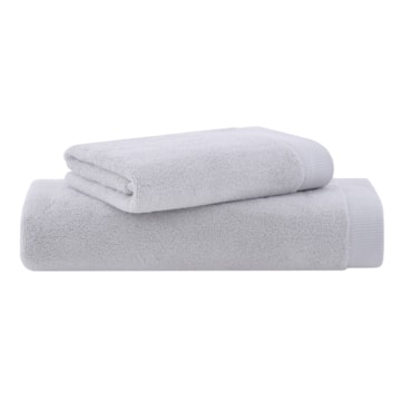 Jogo de Toalha Banhão + Rosto Buddemeyer Dual Air 100% Algodão (2 Peças) - Gramatura: 400 g/m²