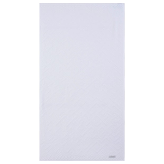 Jogo de Toalha Banho + Rosto Buddemeyer Geo Jacquard Aveludada 100% Algodão  (2 Peças) - Gramatura: 420 g/m²