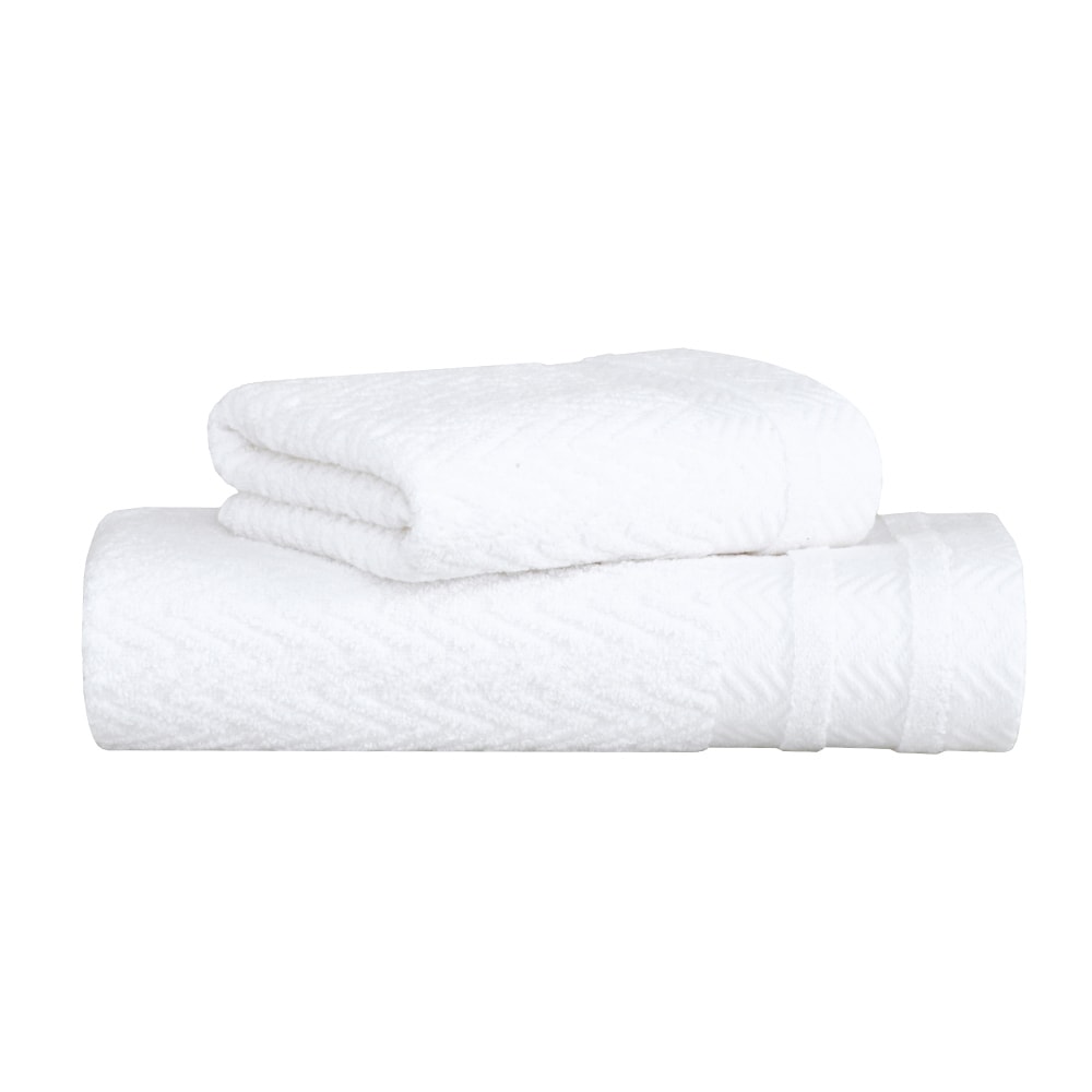 Jogo de Toalha Banho + Rosto Buddemeyer Soul Jacquard Extra Soft 100% Algodão (2 Peças) - Gramatura: 410g/m²