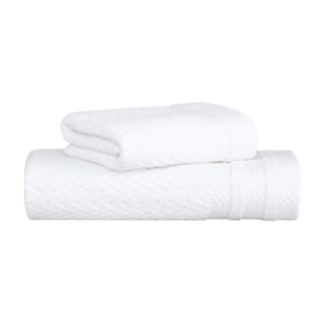 Jogo de Toalha Banho + Rosto Buddemeyer Soul Jacquard Extra Soft 100% Algodão (2 Peças) - Gramatura: 410g/m²