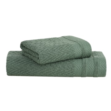 Jogo de Toalha Banho + Rosto Buddemeyer Soul Jacquard Extra Soft 100% Algodão (2 Peças) - Gramatura: 410g/m²