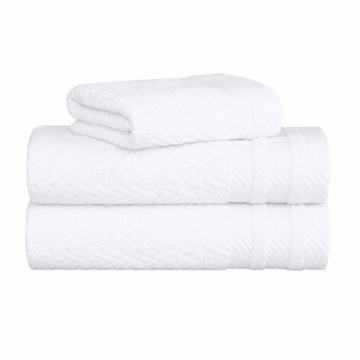 Jogo de Toalha Banho + Rosto Buddemeyer Soul Jacquard Extra Soft 100% Algodão (3 Peças) - Gramatura: 410g/m²