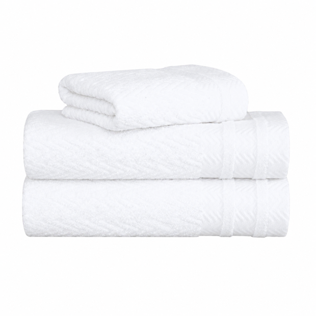 Jogo de Toalha Banho + Rosto Buddemeyer Soul Jacquard Extra Soft 100% Algodão (3 Peças) - Gramatura: 410g/m²