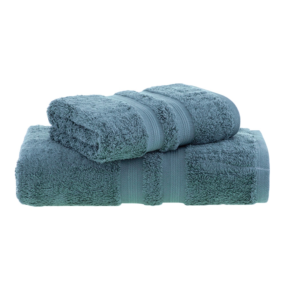 Jogo de Toalha de Banhão + Rosto Buddemeyer 100% Algodão Egípcio Fio Penteado (2 Peças) - Gramatura: 550g/m²