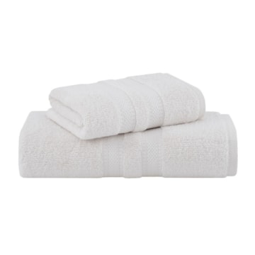 Jogo de Toalha de Banhão + Rosto Buddemeyer Intense Air Cotton 100% Algodão 2 Peças - Gramatura: 450g/m²