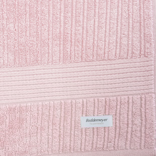 Jogo de Toalha de Banho Buddemeyer Fio Penteado Canelado 100% Algodão (5 peças)