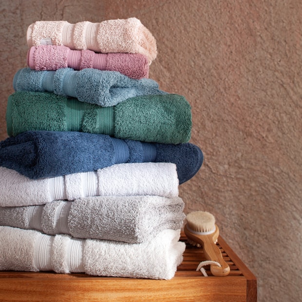 Jogo de Toalha de Banho + Rosto Buddemeyer 100% Algodão Egípcio Fio Penteado (2 Peças) - Gramatura: 550g/m²