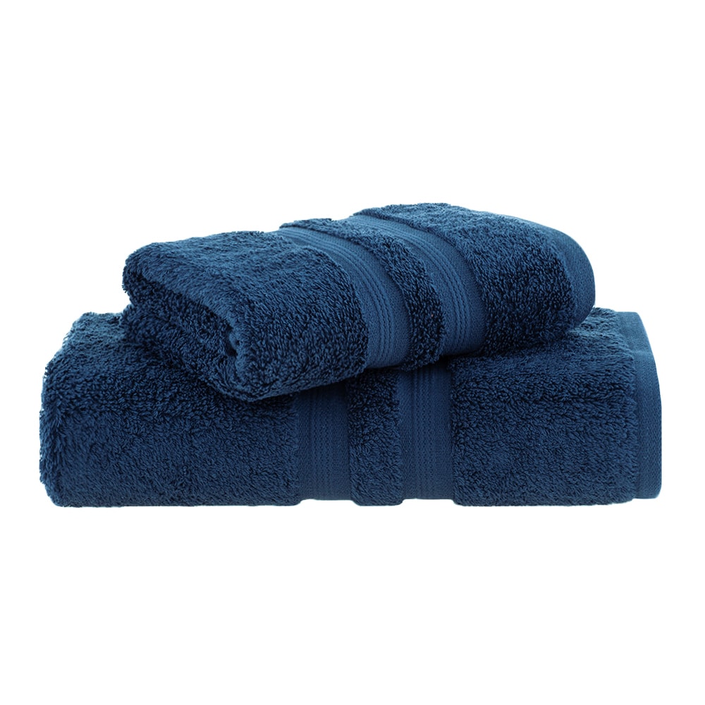 Jogo de Toalha de Banho + Rosto Buddemeyer 100% Algodão Egípcio Fio Penteado (2 Peças) - Gramatura: 550g/m²