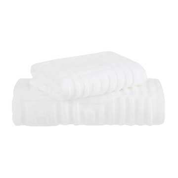 Jogo de Toalha de Banho + Rosto Buddemeyer Infinity Air Jacquard 100% Algodão (2 Peças) - Gramatura: 410g/m²