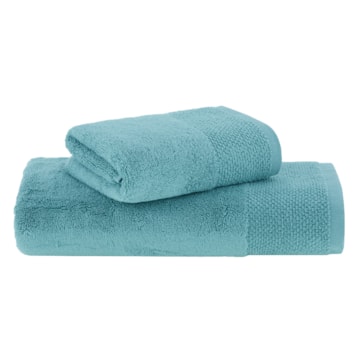 Jogo de Toalha de Banho + Rosto Buddemeyer Intense Hannah Air Cotton 100% Algodão (2 peças) - Gramatura: 400g/m²