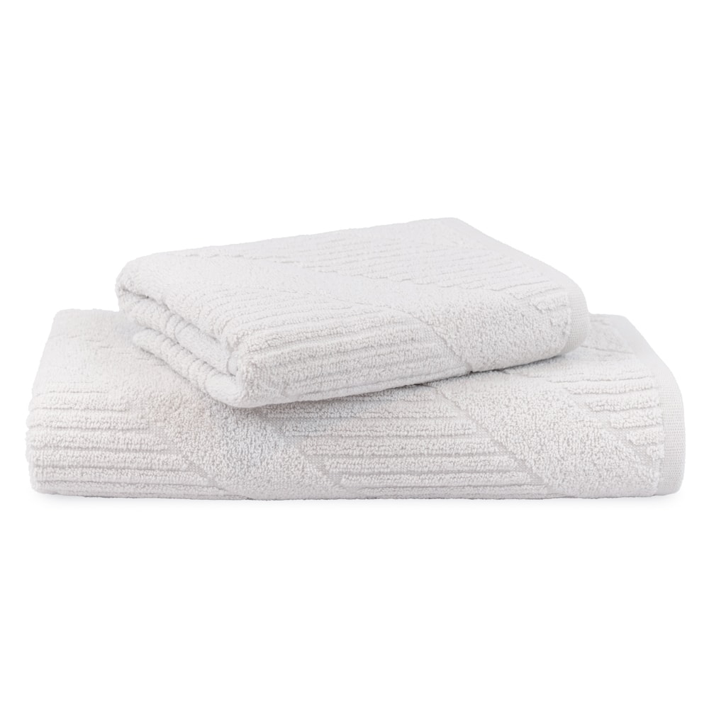 Jogo de Toalha de Banho + Rosto Buddemeyer Jazz Extra Soft 100% Algodão (2 Peças) - Gramatura: 420g/m²