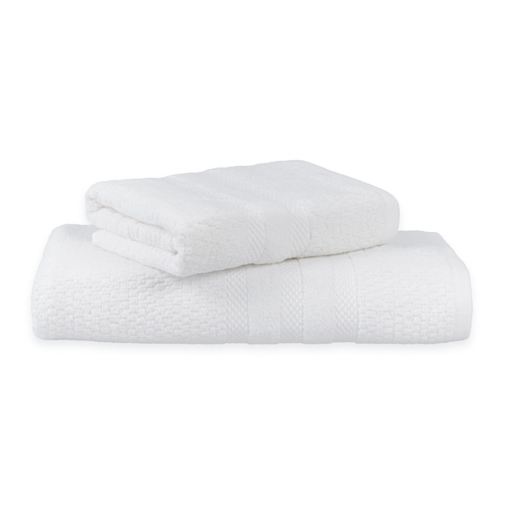 Jogo de Toalha de Banho + Rosto Buddemeyer Vanilla Extra Soft 100% Algodão (2 Peças) - Gramatura: 410g/m²