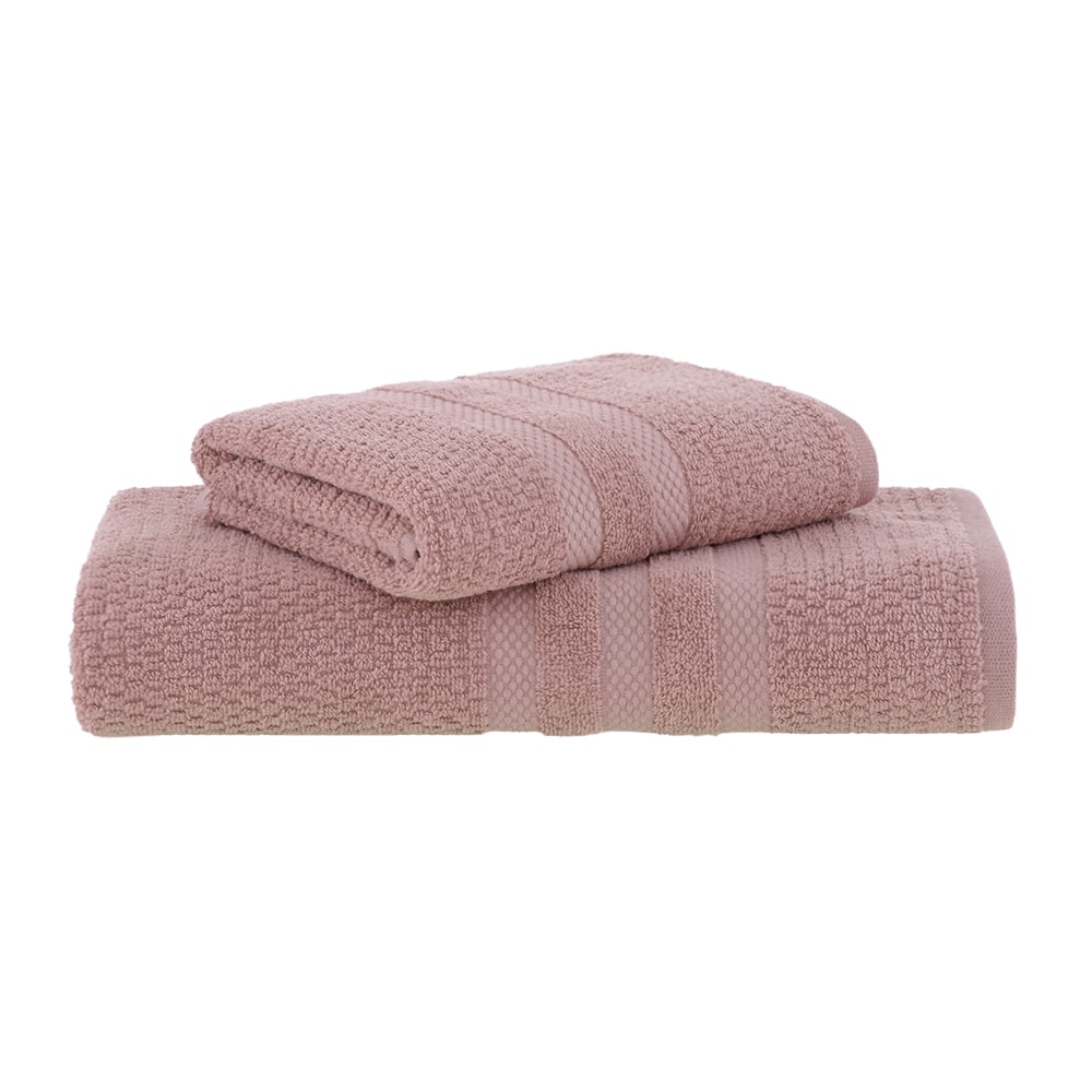 Jogo de Toalha de Banho + Rosto Buddemeyer Vanilla Extra Soft 100% Algodão (2 Peças) - Gramatura: 410g/m²