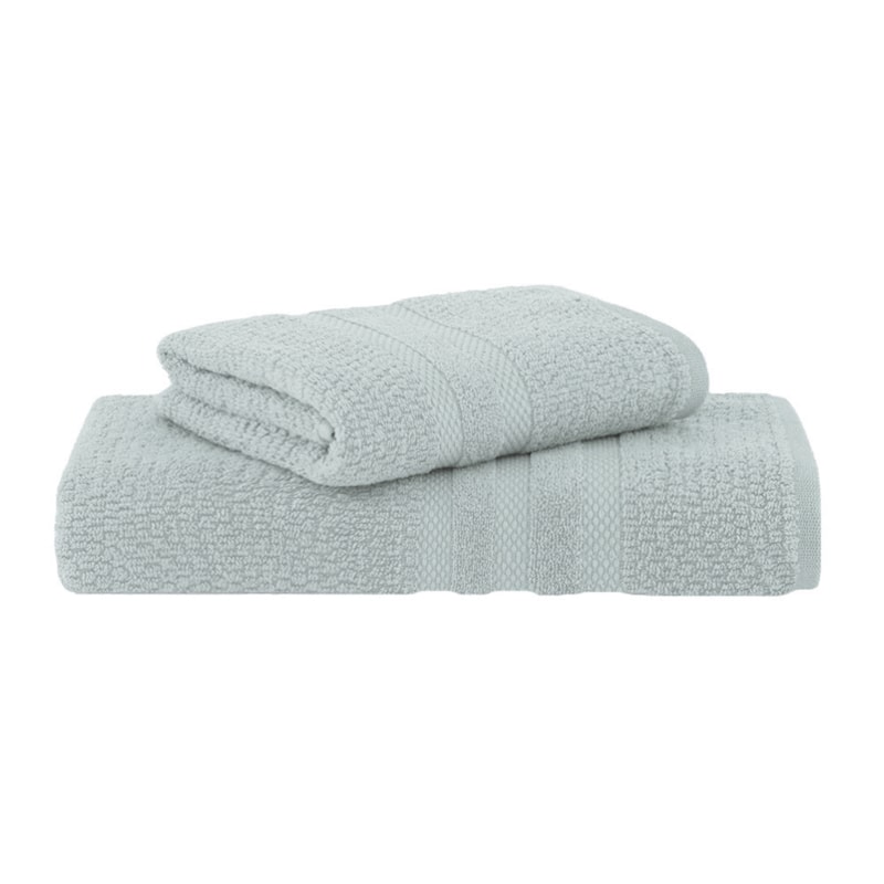 Jogo de Toalha de Banho + Rosto Buddemeyer Vanilla Extra Soft 100% Alg
