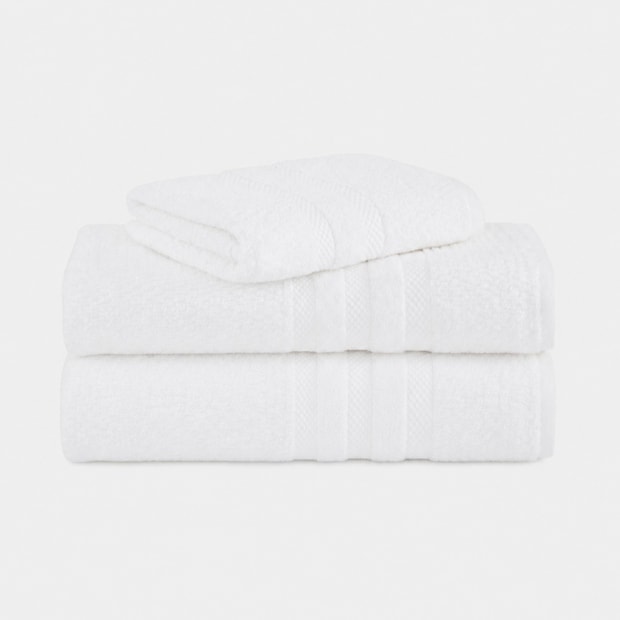 Jogo de Toalha de Banho + Rosto Buddemeyer Vanilla Extra Soft 100% Algodão (3 Peças) - Gramatura: 410g/m²