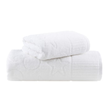 Jogo de Toalha de Banho + Rosto Buddemeyer Zodiaco Air Cotton 100% Algodão (2 Peças) - Gramatura 430g/m²