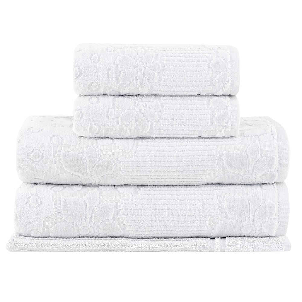 Jogo de Toalhas Banhão Buddemeyer Lollipop Jacquard Aveludada 100% Algodão 5 peças - Gramatura: 440g/m²