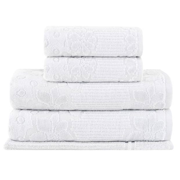 Jogo de Toalhas Banhão Buddemeyer Lollipop Jacquard Aveludada 100% Algodão 5 peças - Gramatura: 440g/m²